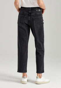 TT202 Straight Cropped Jeans mid-grey