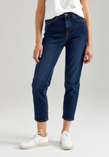 TT203 Mom Cropped Jeans indigo