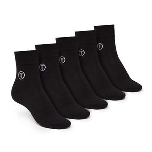 Socken mid-cut schwarz